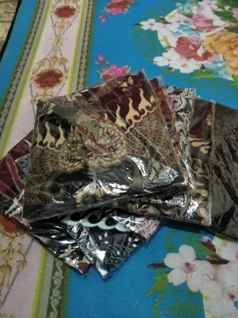 Kemeja Batik Pria Ppbtk08 Modern Lengan Panjang Casual Modis Trendy Masa Kini M L Xl Asli Pekalongan