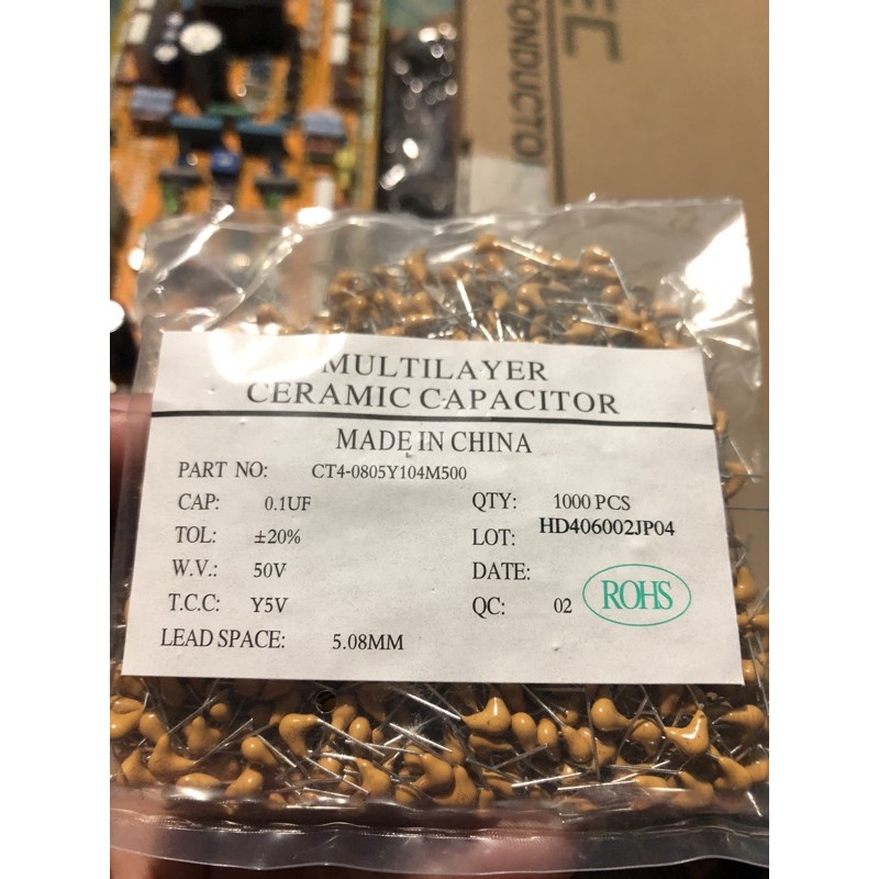 Mlcc 100n 100nf 104n 104nf 104 j 10pcs