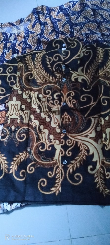 Batik Couple Keluarga Sania Ruffle Ori Ndoro Jowi Dnt Kujang Kuning