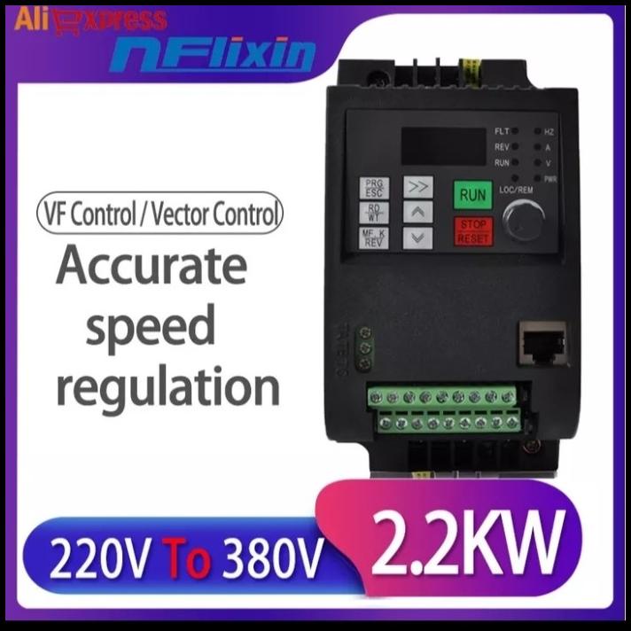 A01 Vfd Inverter 2,2Kw 220V 1Phase To 380V 3Phase