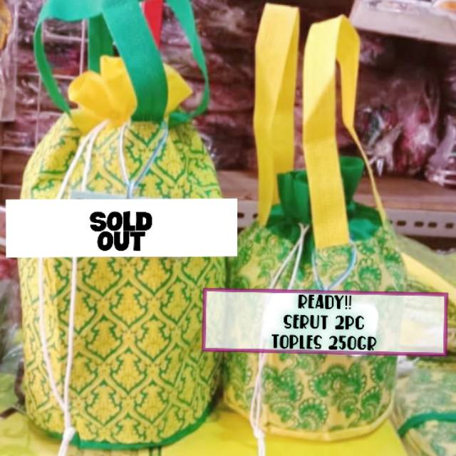 

Tas bingkisan lebaran, tas serut kue kering lebaran