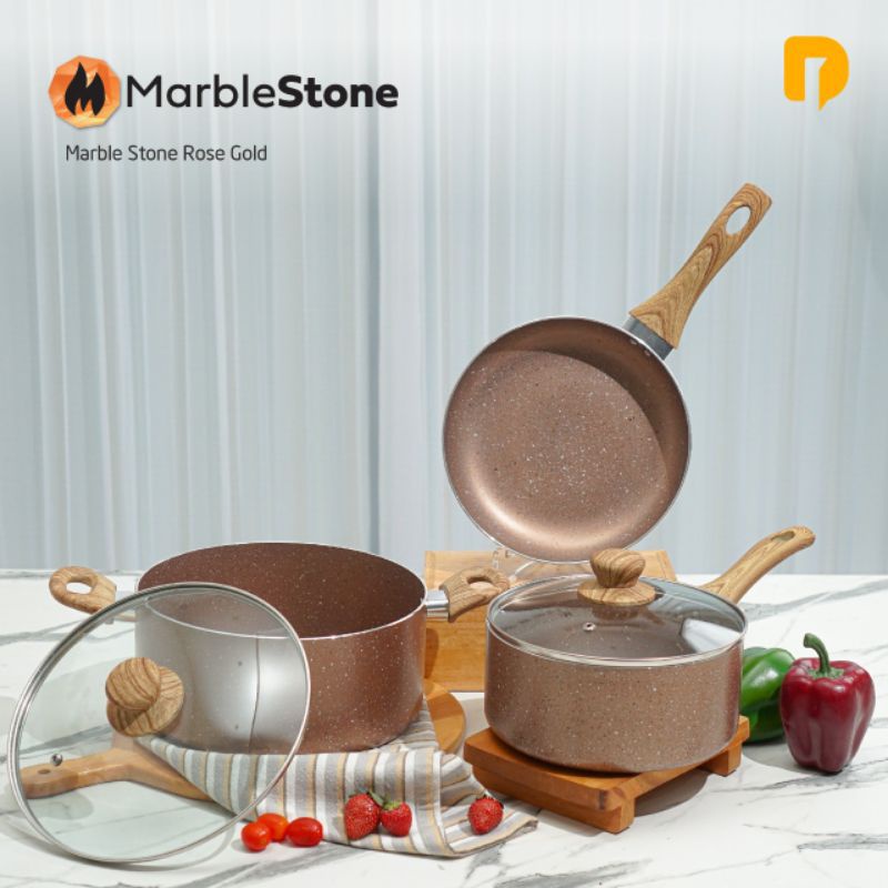Panci Set Marble Stone