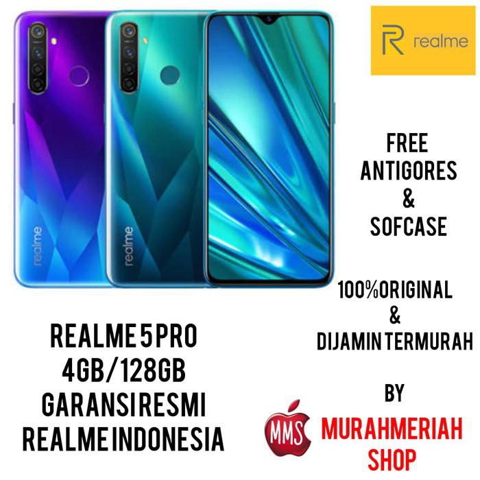 Hape/Handphone REALME 5 PRO 4/128 GARANSI RESMI REALME INDONESIA - Biru