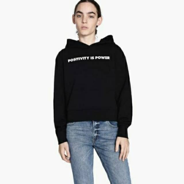 Cheap monday hoodie black women's