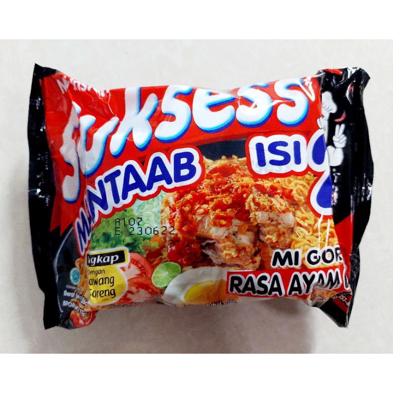 Mi Instan Suksess isi 2 dengan bawang goreng 126 gr