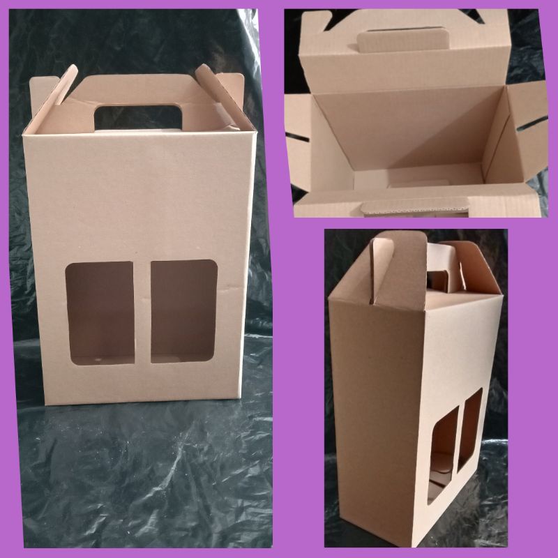 

box eflute jinjing / take away Botol isi 2