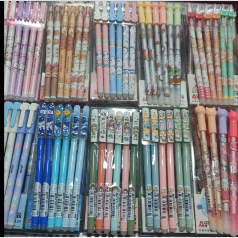 

Pulpen Bisa Di Hapus Aodemi/Pen Gel Hapus Motif 12pcs