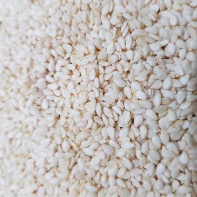 

BIJI WIJEN PUTIH / WHITE SESAME SEEDS MENTAH 1 KG repack / GROSIR TERLARIS TERPERCAYA ORIGINAL