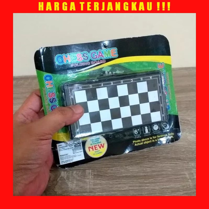 Catur Papan Magnet Mini Mainan Edukatif Magnetic Chess Bidak Game Unik