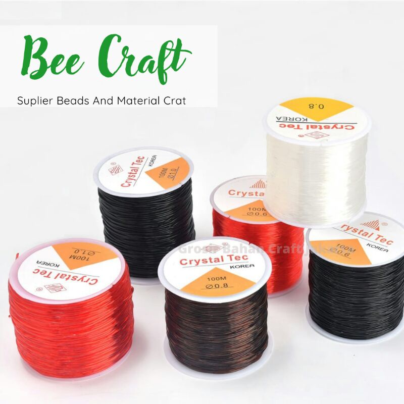 Tali Karet Elastis Korea Import Super Kuat Bahan Gelang