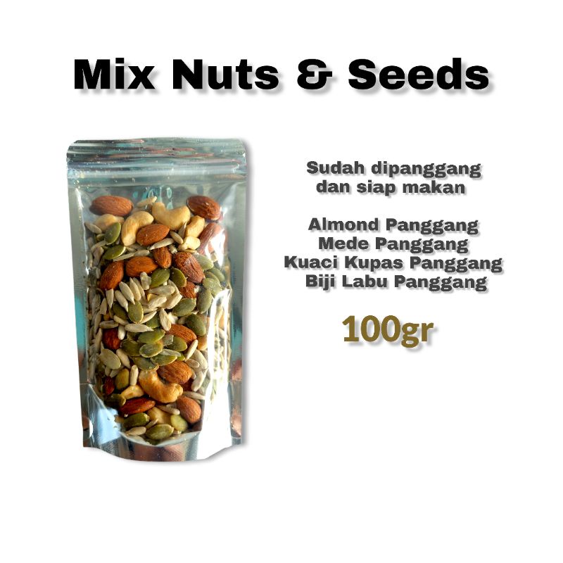 

MIX NUTS & SEEDS 100GR BALIKPAPAN - KACANG CAMPUR