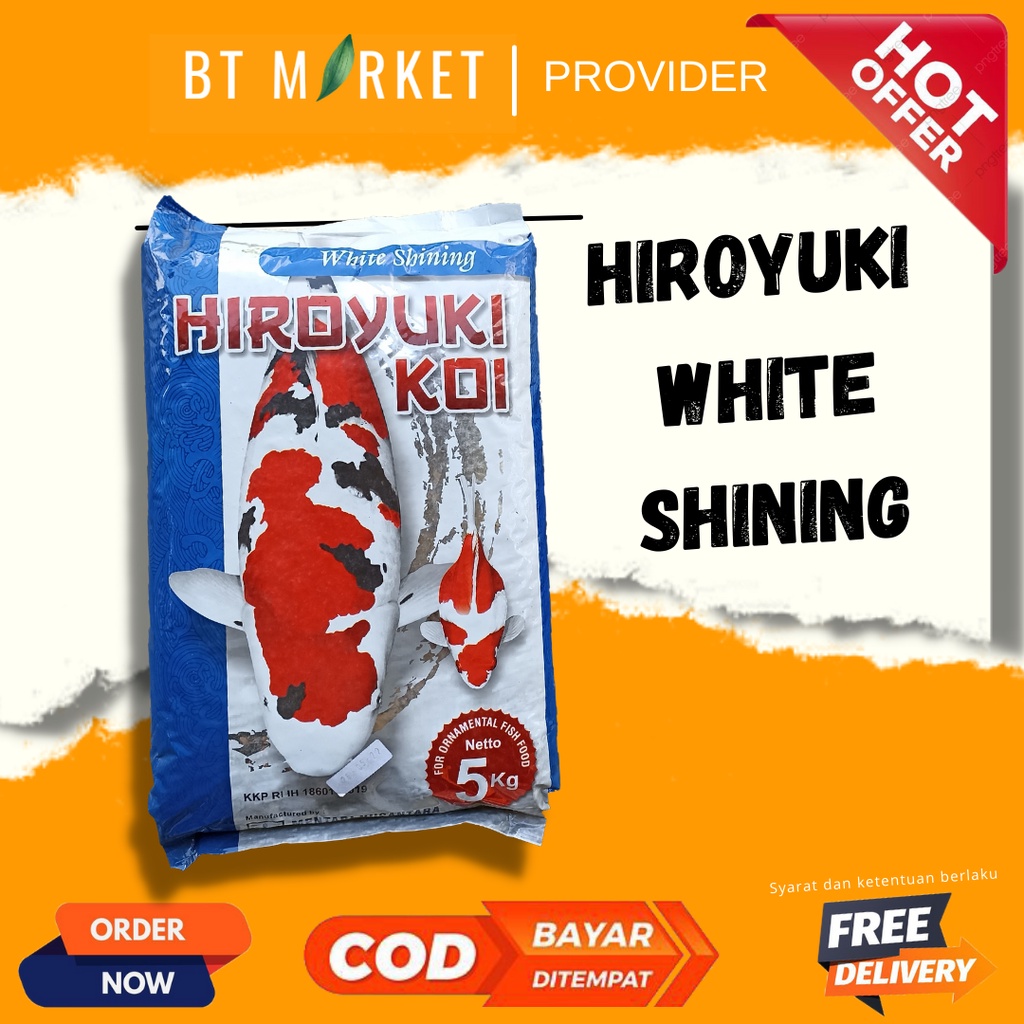 Pakan Koi HIROYUKI White Shining 5kg