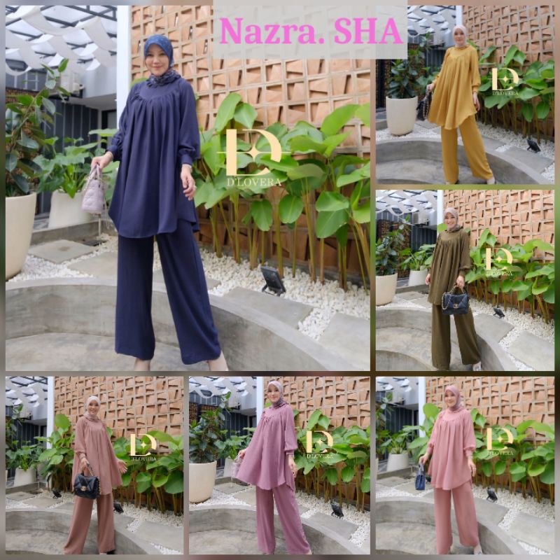 (x8) DLOVERA YANA SET Setelan Tunik Celana Wanita Yana Oneset by D'lovera. Nazra Sha