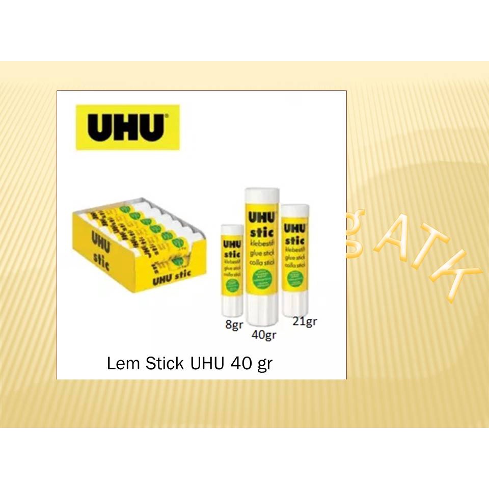 

Lem Glue Stick Merek UHU 40 gr