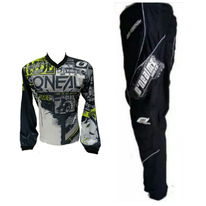 Baju set Trail Adventure Hitam