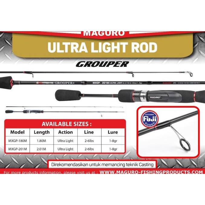 .........] Joran UL Maguro Grouper 2-6lb