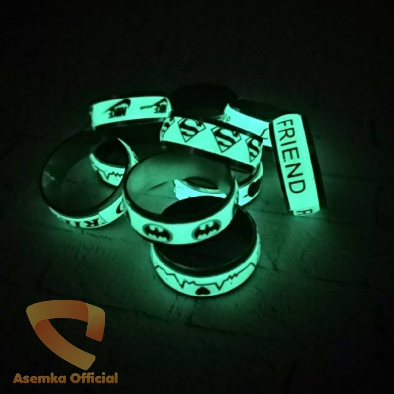 Cincin glow in the dark termurah anti karat