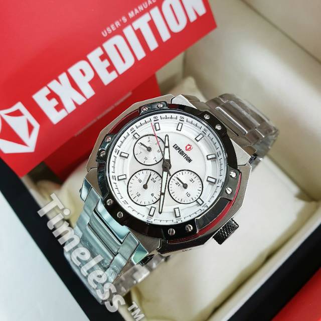 Jam Tangan Wanita Expedition E 6385 B Silver