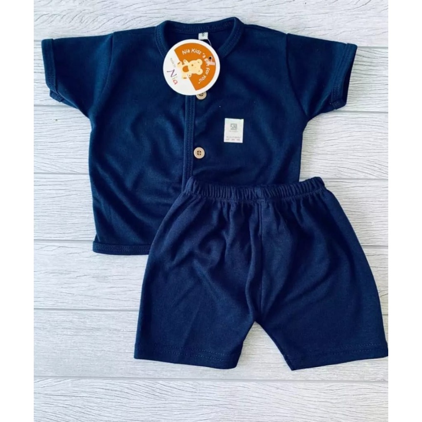 Setelan Nia Premium Setelan Baju Bayi Pendek