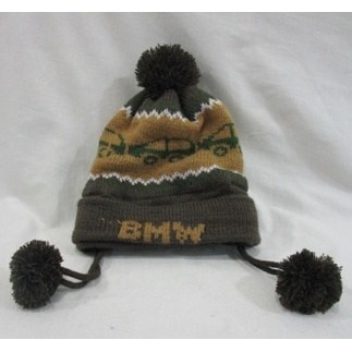 Topi Kupluk Rajut Bayi Balita Anak BMW Bahan Lembut Nyaman Pas