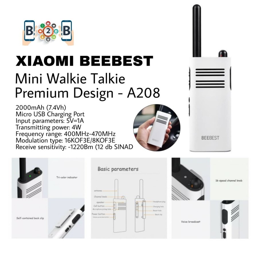 BEEBEST MINI WALKIE TALKIE