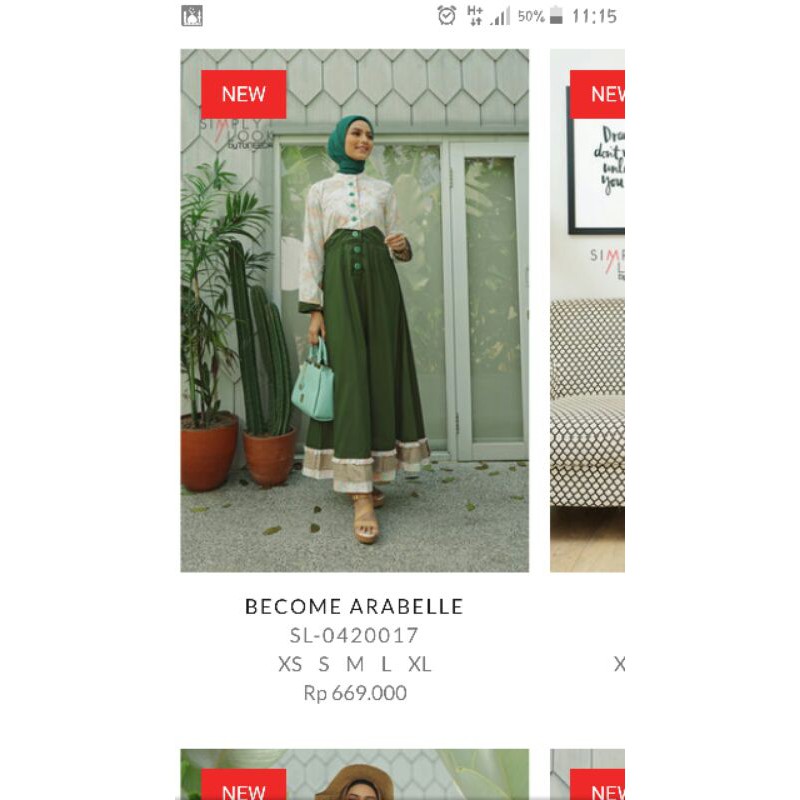 gamis simply look by tuneeca become arabelle