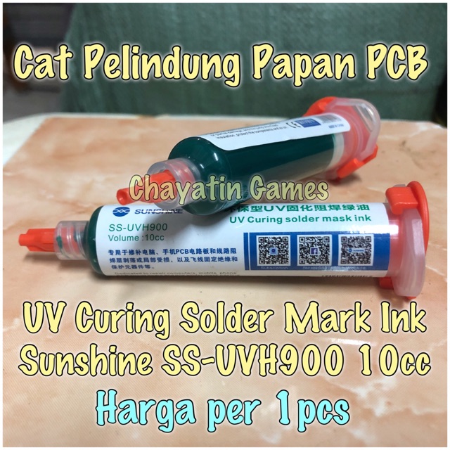 Cat Pelindung Papan PCB Sunshine SS-UVH900 Curing Solder Mask Ink