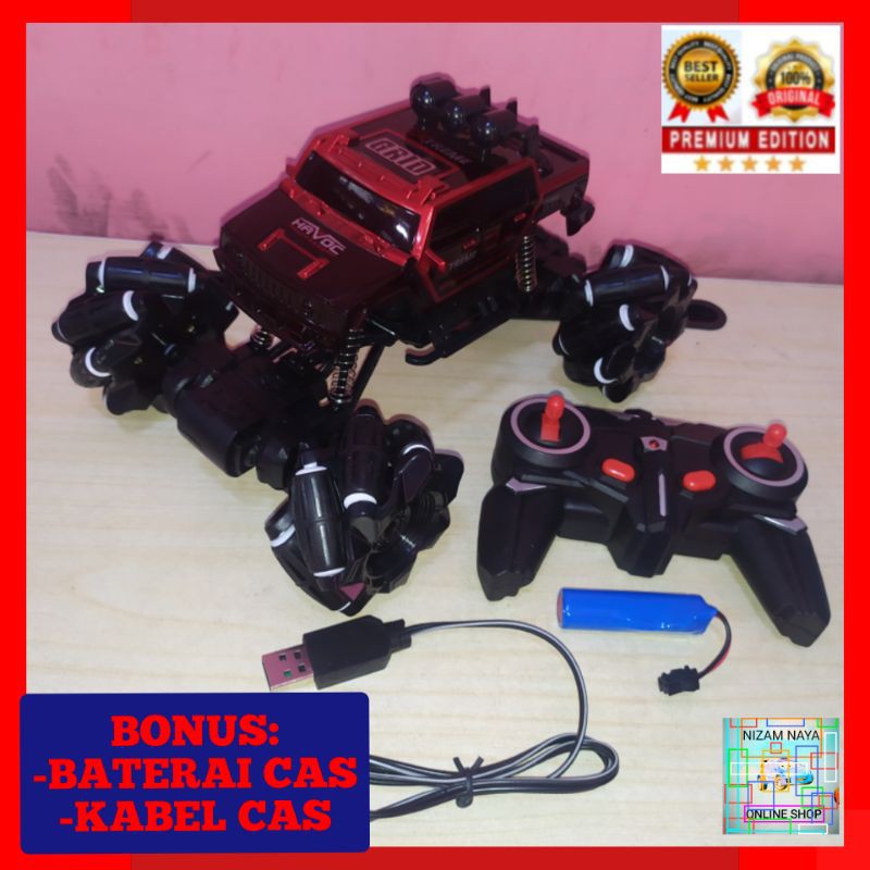 RC off road 4x4 rock climbing stunt 360 remote control 2,4 ghz dancing car
