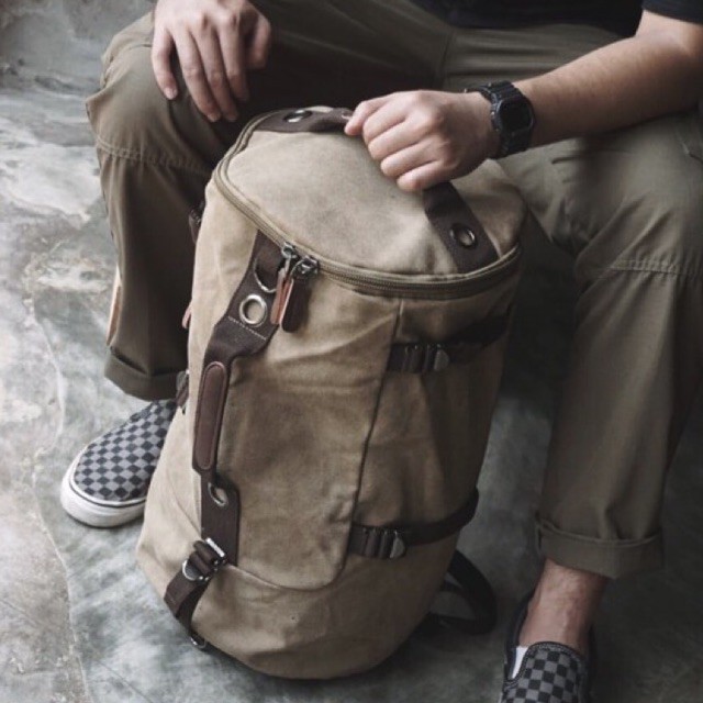 Barrel - Drumbag - Backpack - Multifungsi - Travelling Bag - Canvas Bag - Legacy Gear