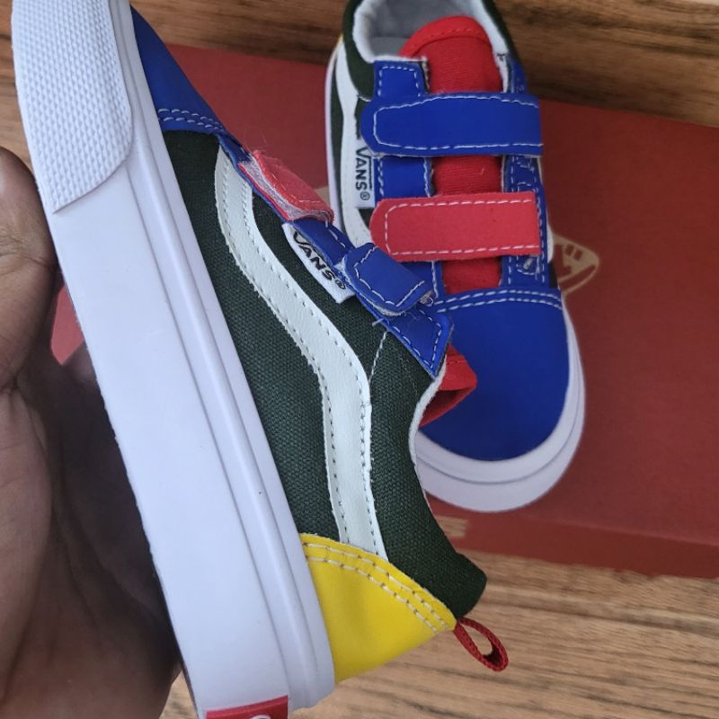 Sepatu sneaker anak laki laki dan sepatu anak perempuan sepatu vans anak motif mario premium vietnam