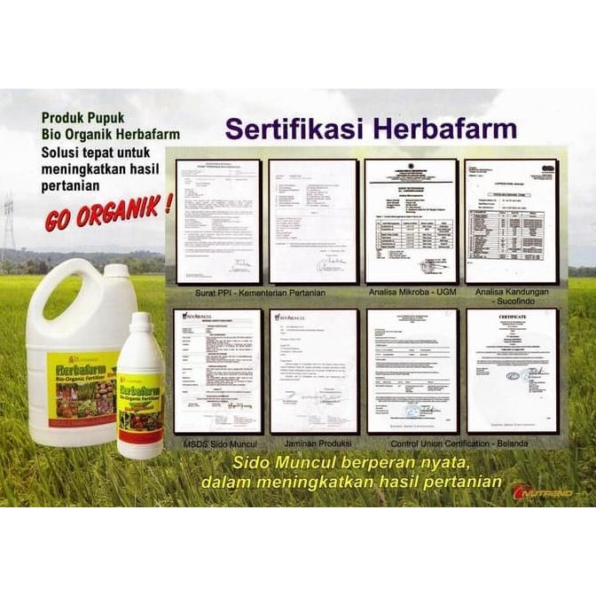 Herbafarm pupuk cair Bio organik