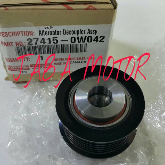 Pulley dinamo cas Alphard-Pulley altenator Alphard ANH20 original