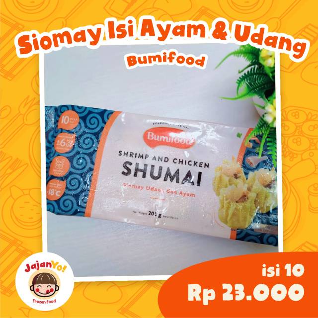 

Shumai Siomay Somay Ayam Udang Bumifood