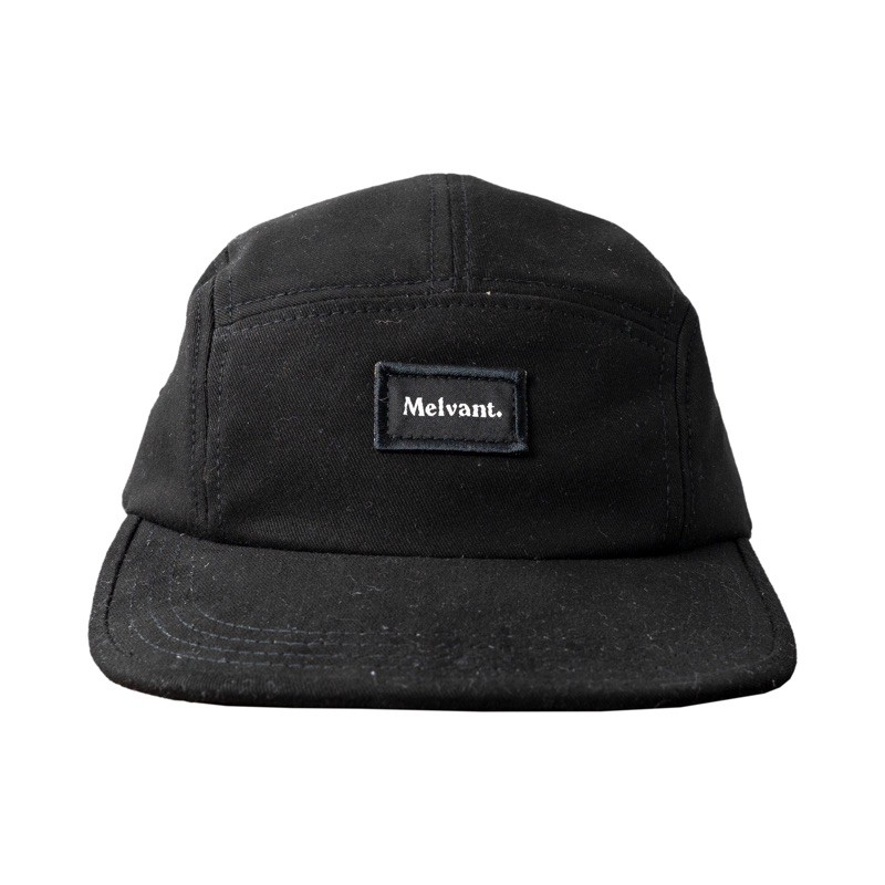 M5P CUERA BLACK - FIVE PANEL CAP