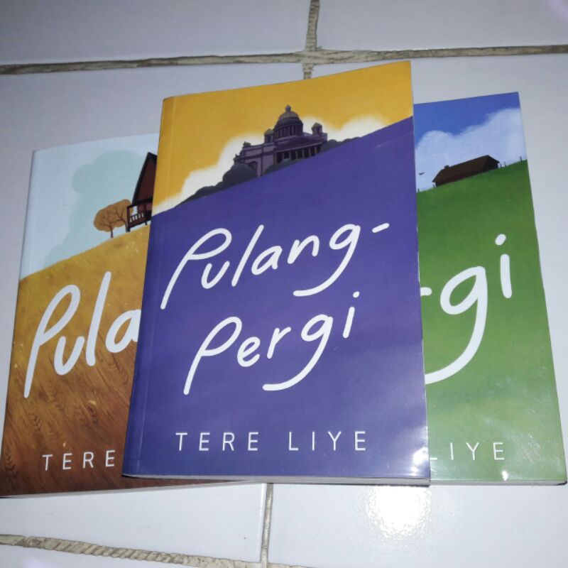 Preloved Novel Tere Liye Pulang Pergi Tereliye Original Buku Pulang-Pergi murah ori bersampul sampul