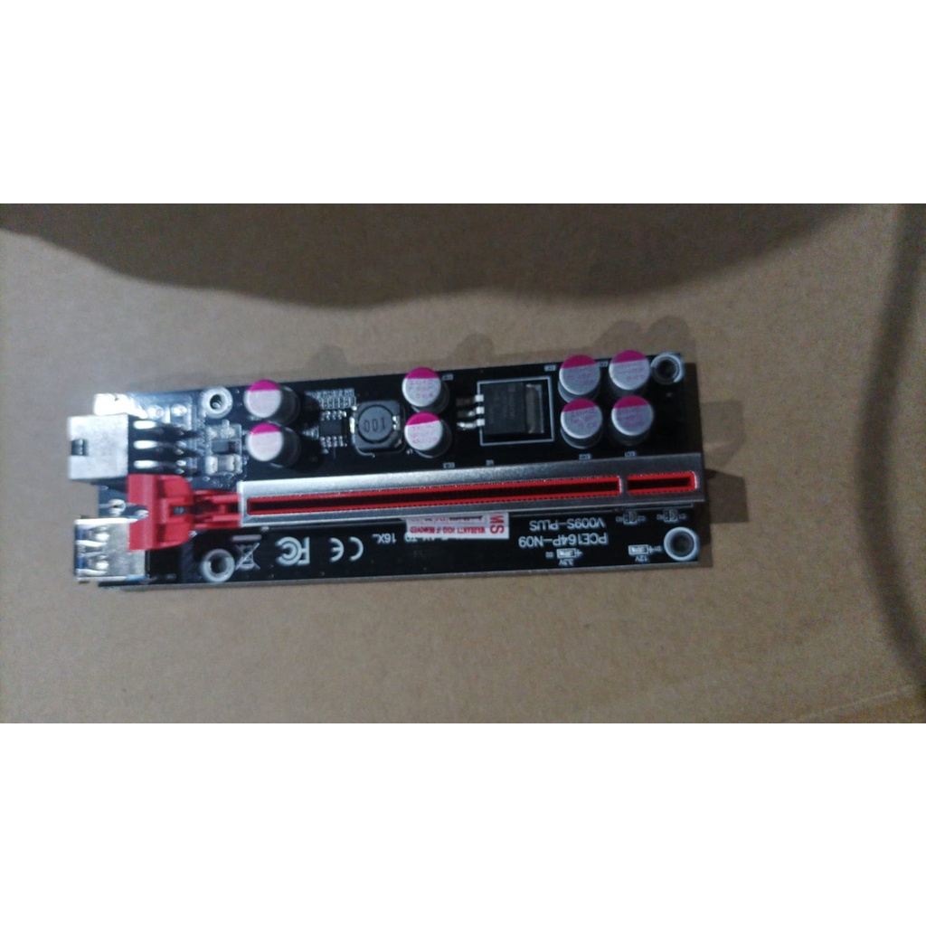 USB 3.0 PCI-E Express Riser Card 1x to 16x VGA 8 Capacitor - USB Riser PCI-E For Mainboard Bitcoin