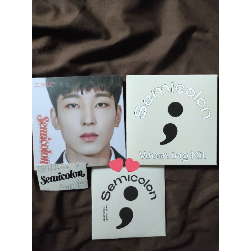 Digipack Semicolon Seventeen Benefit Yizhiyu Part 1 2 Wonwoo ymmd jeonghan henggarae Mingyu Vernon