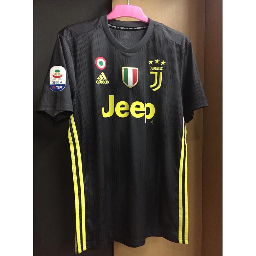 Baju Bola Jersey Juventus Third 2018 19 Ronaldo Original Nameset Pacth Shopee Indonesia