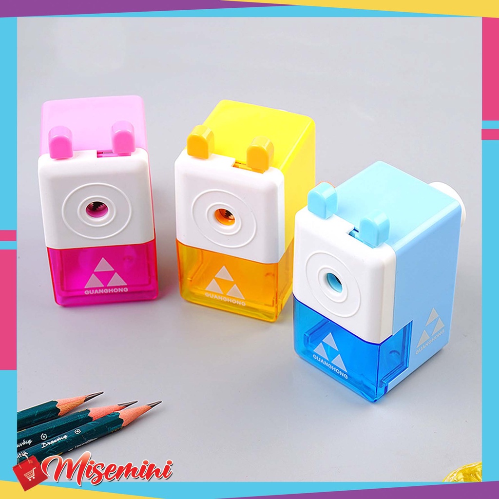 

Ⓜ️Ⓜ️️Rautan Putar Pensil Rotary Pencil Sharpener Auto Feed Serutan Putar Pisau Tajam