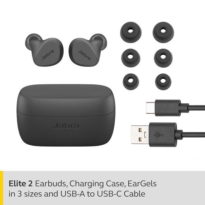 Jabra Elite 2 True Wireless Earbuds TWS - Garansi Resmi 2 Tahun Axindo