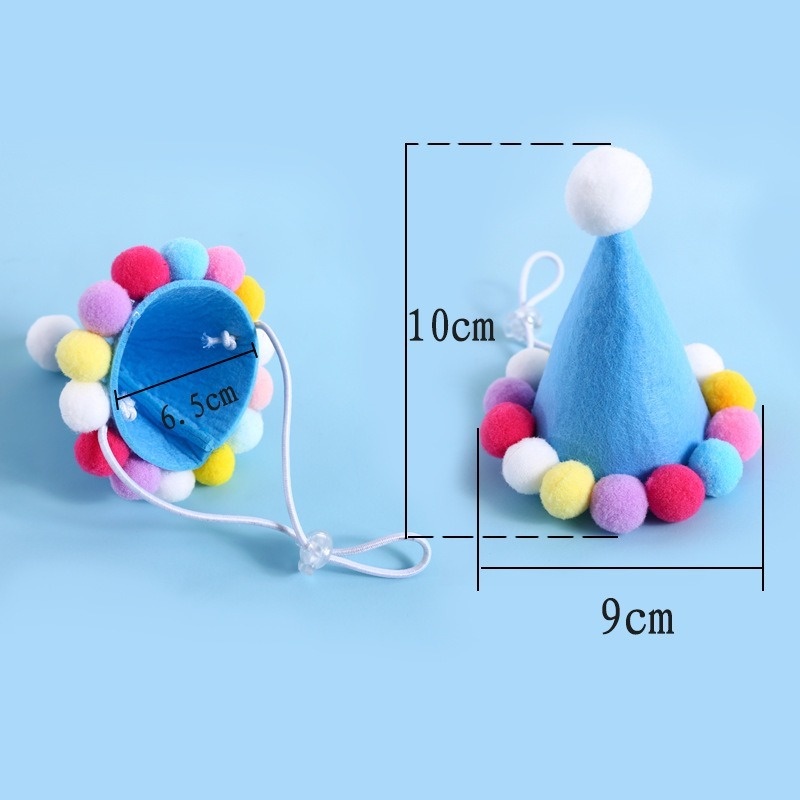 ★〓YUFeiPet〓★ Christmas Pet Hat Cat and Dog Felt Christmas Hat Adjustable Birthday Party Hat