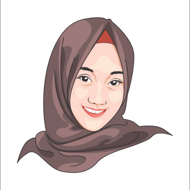 

(Softfile) Ilustrasi Wajah /Simple Vector art kado unik / kado ulang tahun/wisuda