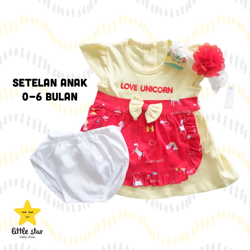 Walton Dress Bayi Cewek | Setelan Bayi Cewek