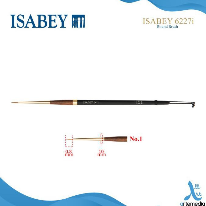 

Produk Terbaik] Kuas Lukis Isabey 6227I Extra Fine Point Round Kolinsky Sable Brush - No. 1