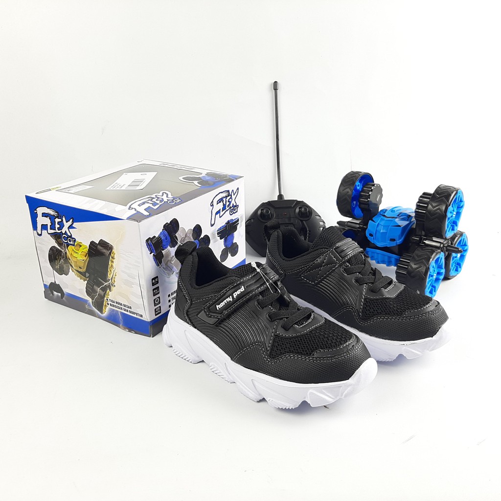 SEPATU SEKOLAH ANAK HOMYPED GLOWING 01 BERHADIAH MOBIL R/C 4WD 31-38