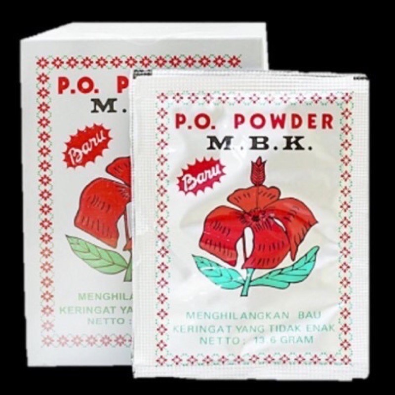 `ღ´ PHINKL `ღ´ Bedak tabur MBK anti biang keringat P.O powder pewangi ketiak anti bau badan M.B.K