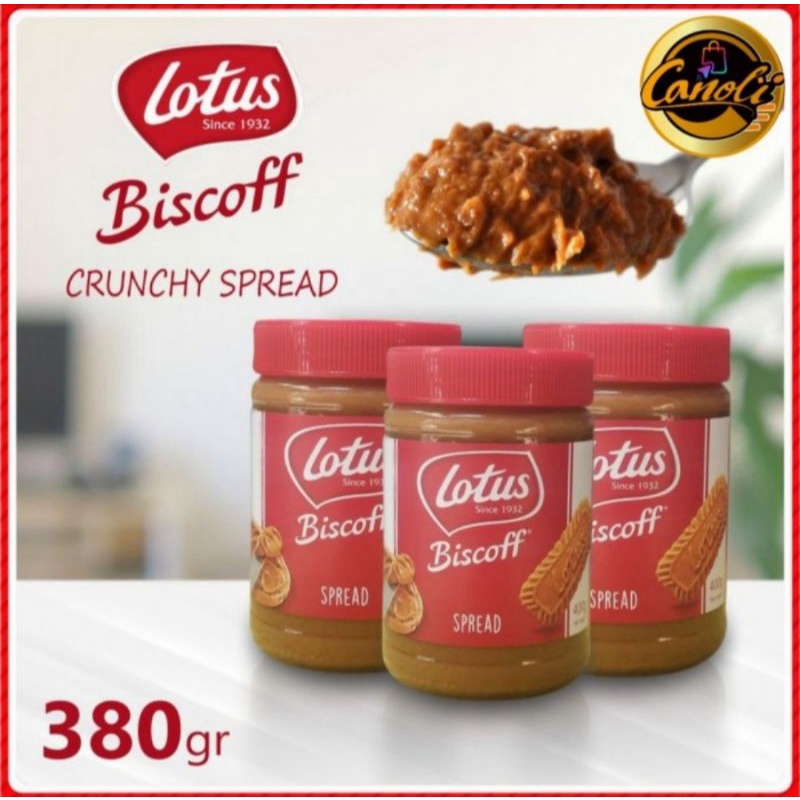 lotus biscoff spread crunchy 380gr
