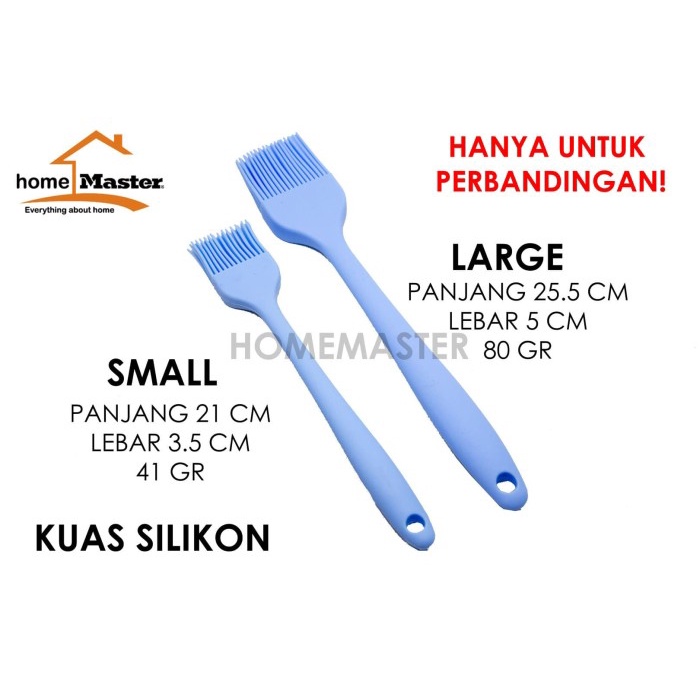 

KUE-PENGHIAS-ALAT- HOMEMASTER KUAS/BRUSH SILIKON FOOD GRADE SMALL KSILS -ALAT-PENGHIAS-KUE.