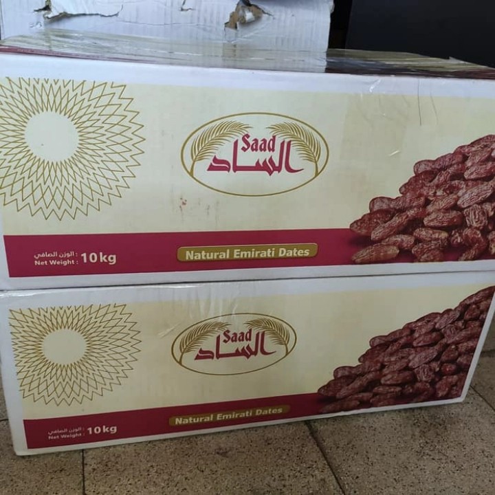 Kurma Al Saad Rabbe Naghal Red Sayer 10 kg Kartonan