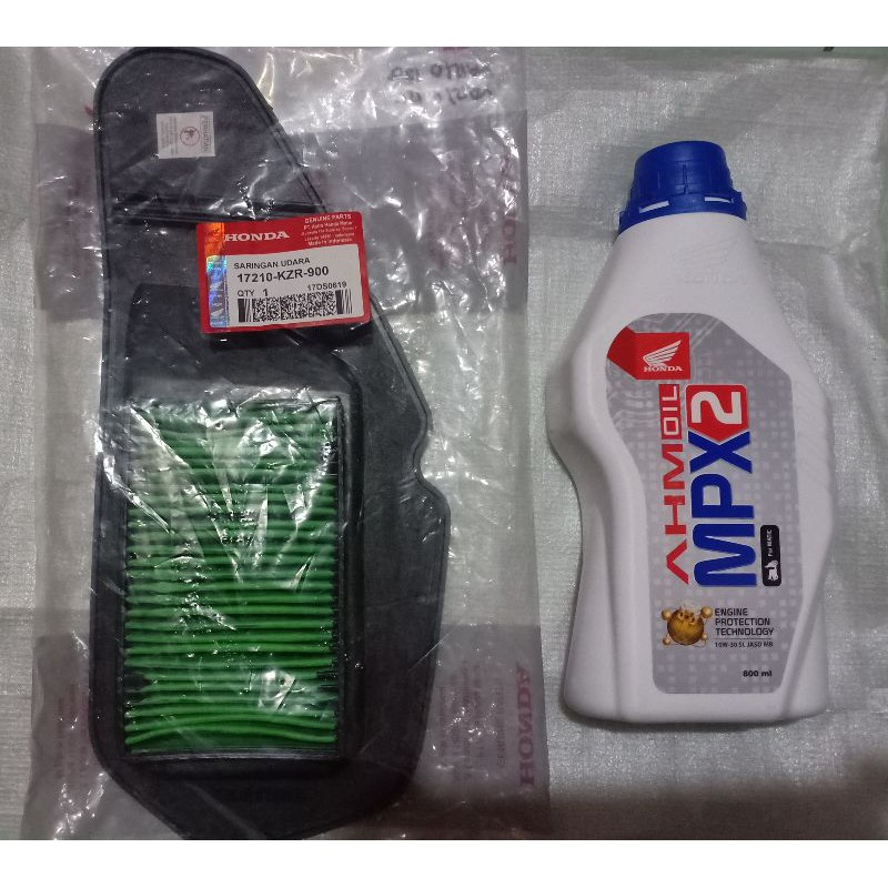 oli Honda MPX2 MATIC dan filter udara Vario 125cc